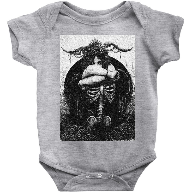 Occult Gothic Dark Satanic Unholy Witchcraft Grunge Emo Goth Baby Bodysuit by HayleyArtist | Artistshot