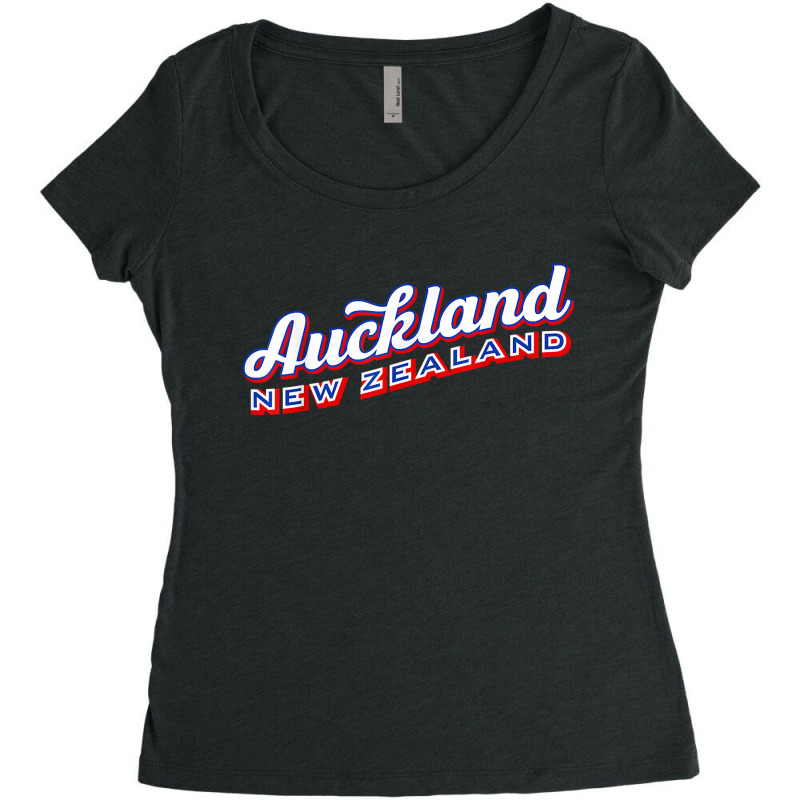 Auckland New Zealand T Shirt Women's Triblend Scoop T-shirt by tawny4okburd | Artistshot