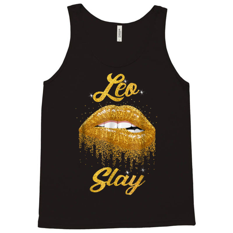 Zodiac Leo Slay Lip T Shirt Tank Top | Artistshot