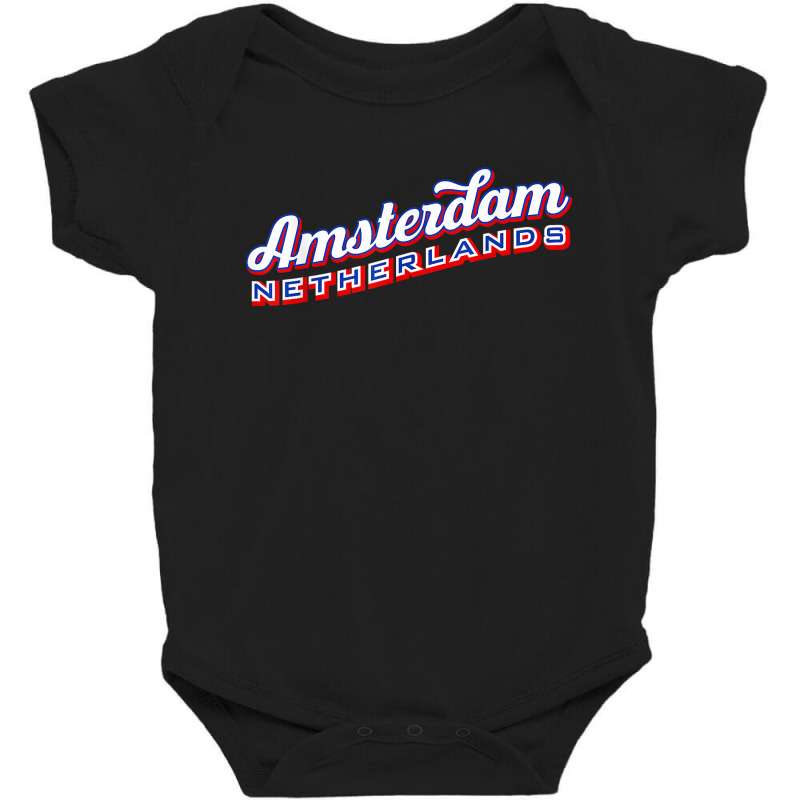 Amsterdam Netherlands T Shirt Baby Bodysuit by shmonotpv4s | Artistshot