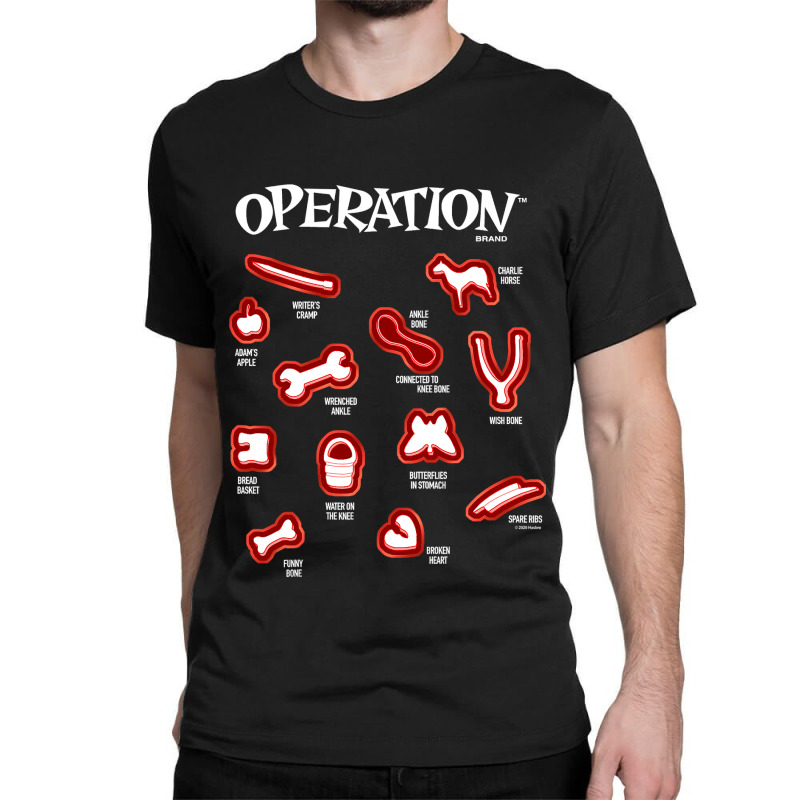 Operation Game Pieces Classic T-shirt | Artistshot