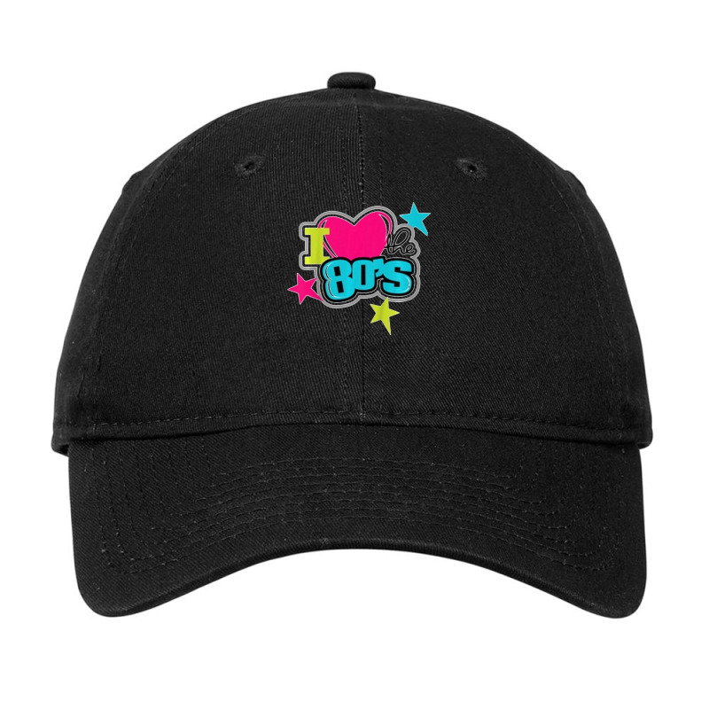 Hot Trend Kids I Love Heart The 80s Pop Culture 1980s Kids Boy Girl Adjustable Cap | Artistshot