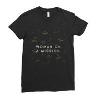 Woman On A Mission1 Ladies Fitted T-shirt | Artistshot