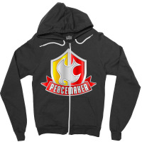 Superhero Peacemaker Shieldbest Gift Zipper Hoodie | Artistshot