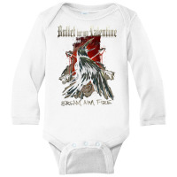 Bullet For My Valentine – Scream Aim Fire Crow Long Sleeve Baby Bodysuit | Artistshot