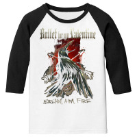 Bullet For My Valentine – Scream Aim Fire Crow Youth 3/4 Sleeve | Artistshot