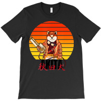 Trending Akita Fun Cool Dog And Futuristic Anime Mashup Parody T-shirt | Artistshot