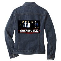 One Republic, One, Republic, One Republic Vintage, One Republic Art, O Ladies Denim Jacket | Artistshot