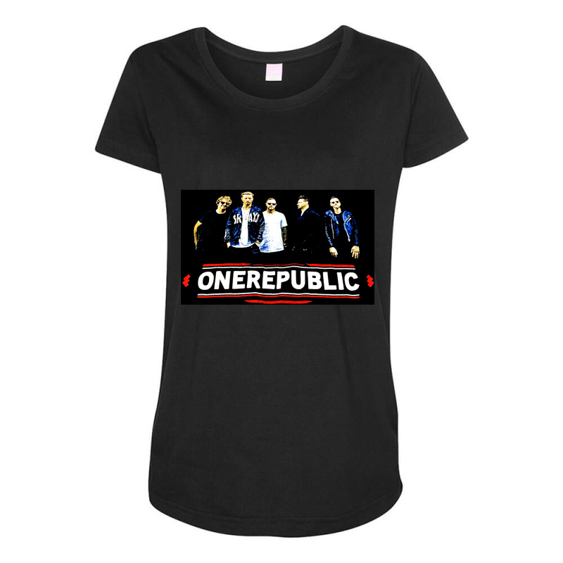 One Republic, One, Republic, One Republic Vintage, One Republic Art, O Maternity Scoop Neck T-shirt | Artistshot