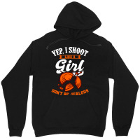 Clay Target Shooting Yep, I Shoot Like A Girl Gift Pullover Hoodie Unisex Hoodie | Artistshot