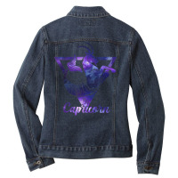 Limited Edition Capricorn Zodiac Sign Sea Goat Astrology January Birth Ladies Denim Jacket | Artistshot