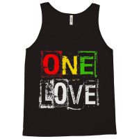 One Love Reggae Rasta Block Letter Premium T Shirt Tank Top | Artistshot