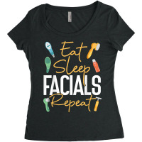 Cute Licensed Esthetician Skincare Beautician Skin Therapist T Shirt Women's Triblend Scoop T-shirt | Artistshot