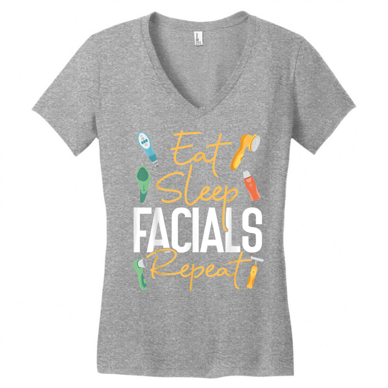 Cute Licensed Esthetician Skincare Beautician Skin Therapist T Shirt Women's V-neck T-shirt | Artistshot