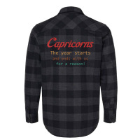 Trending Capricorns Vintage Birthday Astrology Zodiac Sign Flannel Shirt | Artistshot