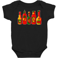 Chili Hot Sauce Latin Food Tee Spicy Hot Mexican Food Lover T Shirt Baby Bodysuit | Artistshot