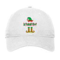 Christmas Elf Custom Name Kennedy Matching Family Group T Shirt Adjustable Cap | Artistshot