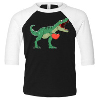 I Steal Hearts T Valentines Day Dinosaur Boys Kid (8) Toddler 3/4 Sleeve Tee | Artistshot