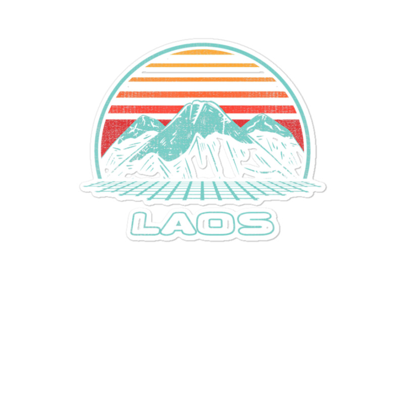 Hot Trend Laos Retro Vintage 80s Style Sticker | Artistshot