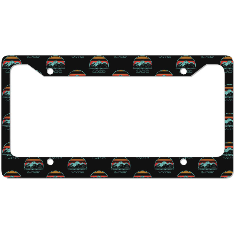 Hot Trend Laos Retro Vintage 80s Style License Plate Frame | Artistshot