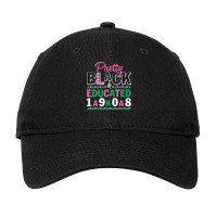 Pretty Black And Educated J15 Founder S Day Aka Women Adjustable Cap | Artistshot