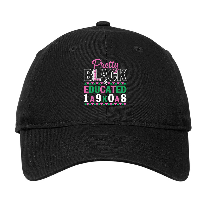 Pretty Black And Educated J15 Founder S Day Aka Women Adjustable Cap | Artistshot