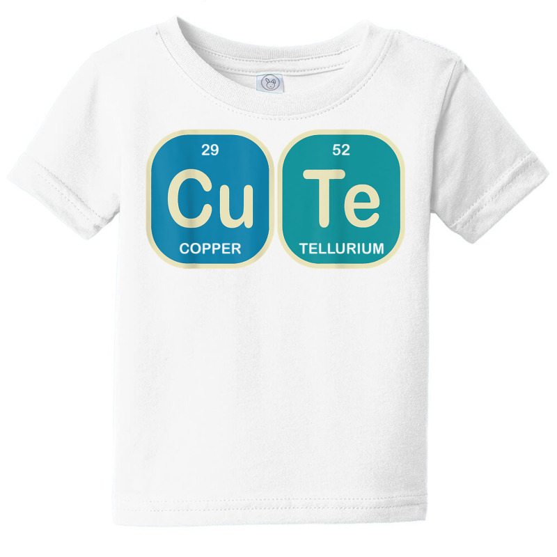 Cute Copper Tellurium Chemistry Periodic Table Geek Funny T Shirt Baby Tee | Artistshot