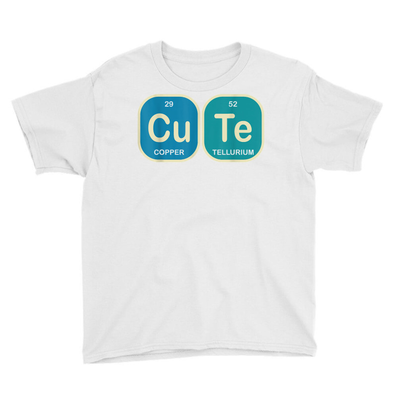 Cute Copper Tellurium Chemistry Periodic Table Geek Funny T Shirt Youth Tee | Artistshot