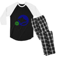 Graphique Couleur De Balle Minnesota Timberwolve 1 Men's 3/4 Sleeve Pajama Set | Artistshot