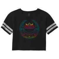 Limited Edition Colorful Crystals Stargazer Luna Stars Celestial Body Scorecard Crop Tee | Artistshot