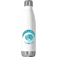 Hot Trend Teal And Pink Possum Stainless Steel Water Bottle | Artistshot