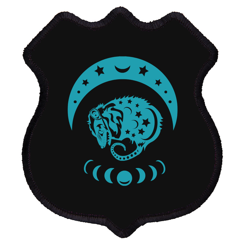 Hot Trend Teal And Pink Possum Shield Patch | Artistshot