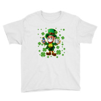 Funny Leprechaun Wearing Mask  Saint Patrick S Day Youth Tee | Artistshot