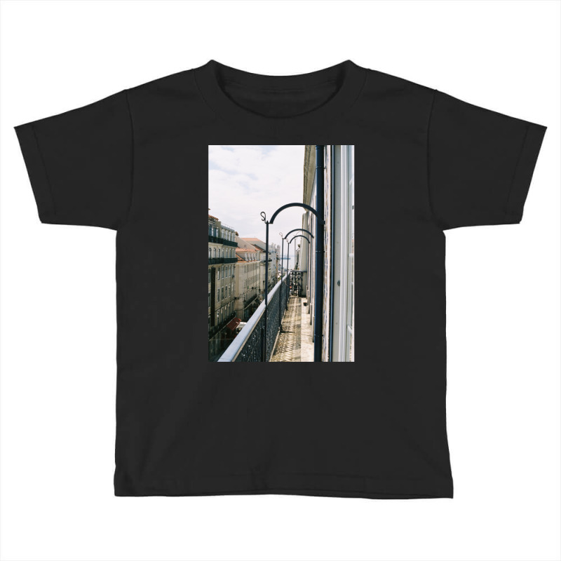 Hotel Lookout In Lisbon Portugal Toddler T-shirt by AcostaLopezJuan | Artistshot