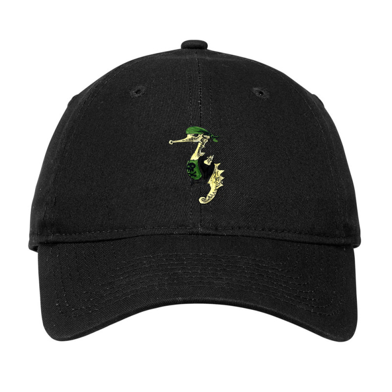 Hot Trend Seahorse Pirate Adjustable Cap by Ledford Leslie | Artistshot