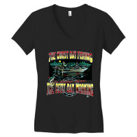 Worst Day Fishing, Best Day Working, Worst Day Fishing, Worst, Day Fis Women's V-neck T-shirt | Artistshot