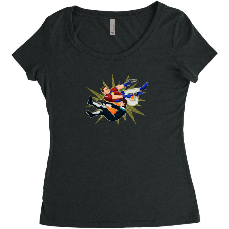 The Amazing Vigilante Peacemaker Women's Triblend Scoop T-shirt | Artistshot