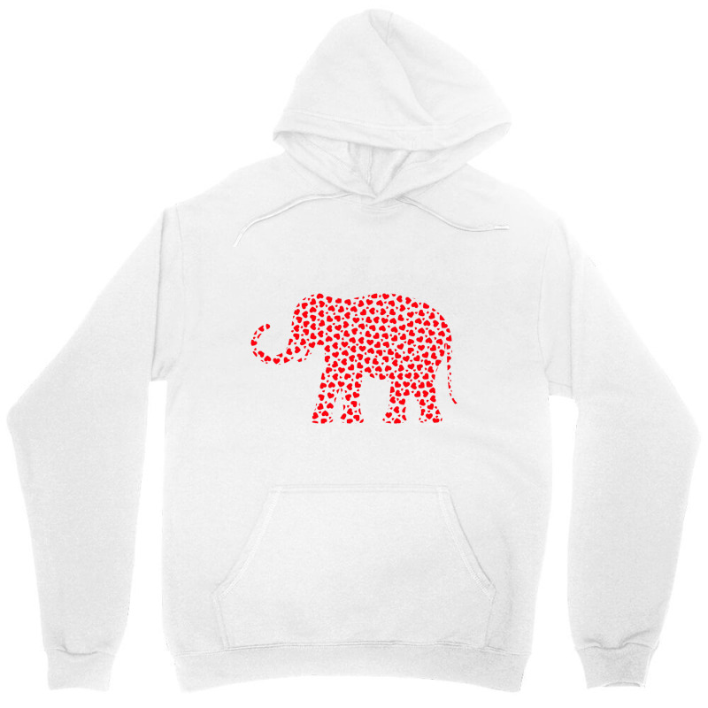 Elephant Lover Valentine Gift Elephant Valentine S Day Unisex Hoodie by joseph89 | Artistshot