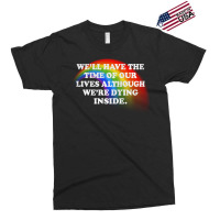 Dying Inside Nihilism Typography Design Exclusive T-shirt | Artistshot