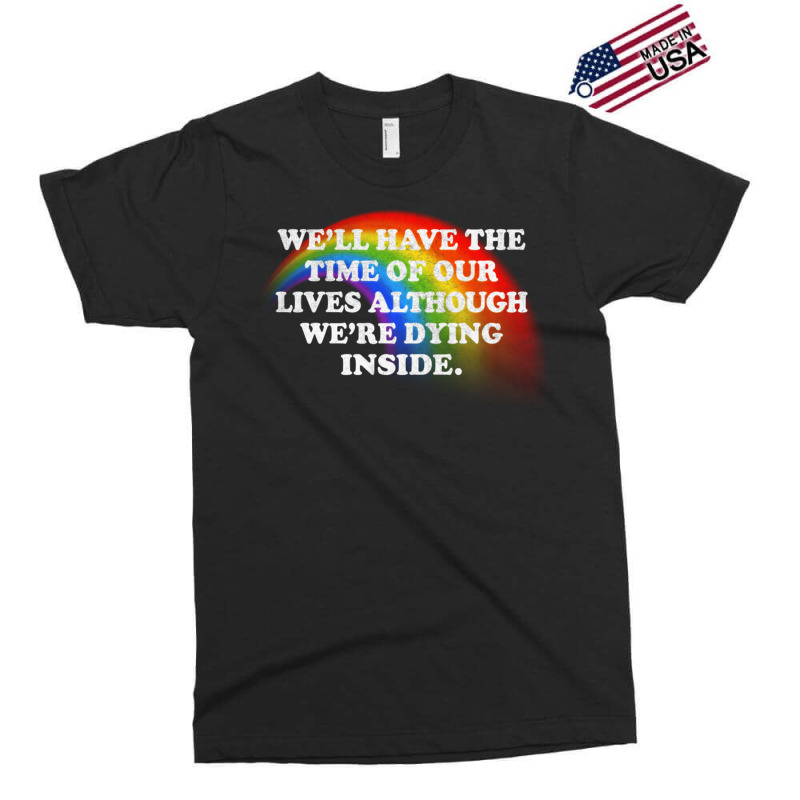 Dying Inside Nihilism Typography Design Exclusive T-shirt by ErnestGallon | Artistshot