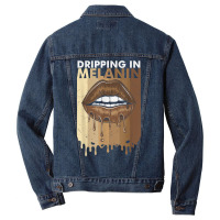 Dripping In Melanin T Shirt Men Denim Jacket | Artistshot