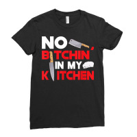 Chef Cook Kitchen Restaurant Knives Cookout Cooking T Shirt Ladies Fitted T-shirt | Artistshot