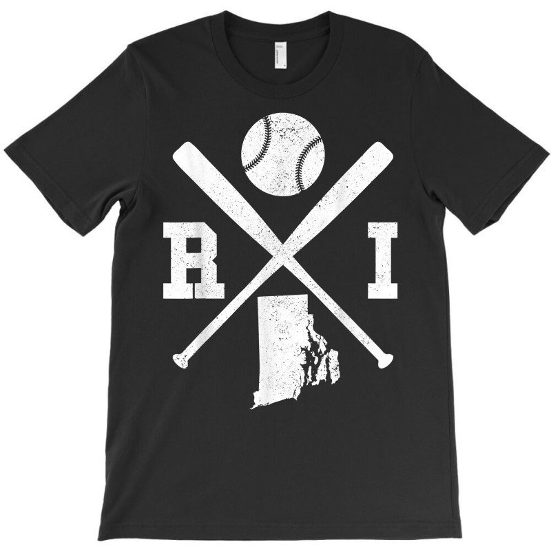 Ri Usa State   Baseball Player Rhode Island T Shirt T-shirt | Artistshot