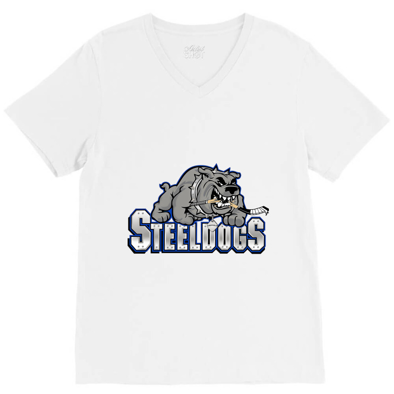 Sheffield Steeldogs V-Neck Tee by richstore | Artistshot