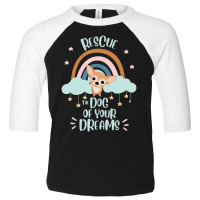 Hot Trend Dog Rescue Puppy Lover Animal Shelter Volunteer Foster Toddler 3/4 Sleeve Tee | Artistshot