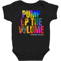 Funny Fluid Nurse Low Blood Pressure Saline Hypotension T Shirt Baby Bodysuit | Artistshot