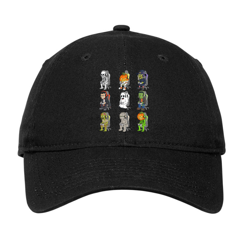 Gaming Halloween Skeleton Vampire Gamer Zombie Boys Kids Adjustable Cap | Artistshot