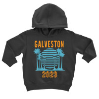 Galveston 2023 Family Vacation Cool Palm Tree T Shirt Toddler Hoodie | Artistshot