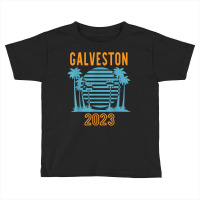 Galveston 2023 Family Vacation Cool Palm Tree T Shirt Toddler T-shirt | Artistshot