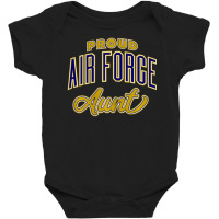 Limited Edition Proud Air Force Aun Baby Bodysuit | Artistshot